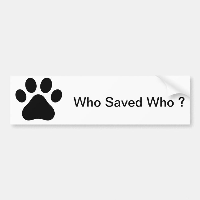 Rescue Bumper Sticker (Front)