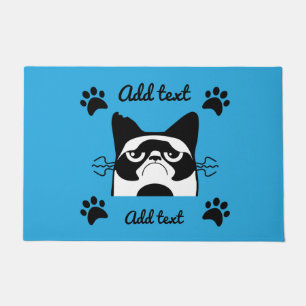 Rescue Cat Feline Lovers Owners Doormat