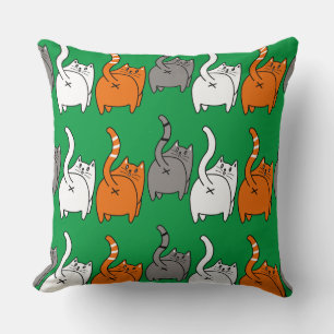 Rescue Cats Pet Cat Accessories And Gifts  Throw Pillow