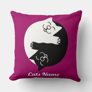 Rescue Cats Pet Cat Accessories And Gifts Throw Pillow