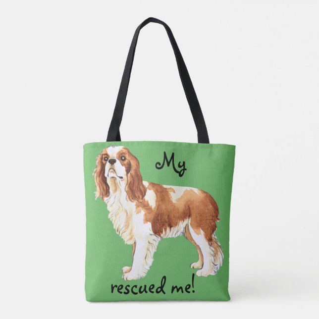 Rescue Cavalier Tote Bag (Back)
