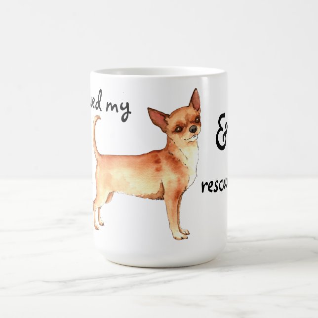 Rescue Chihuahua Coffee Mug (Center)