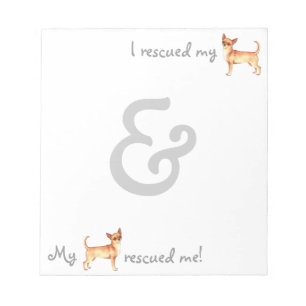 Rescue Chihuahua Notepad