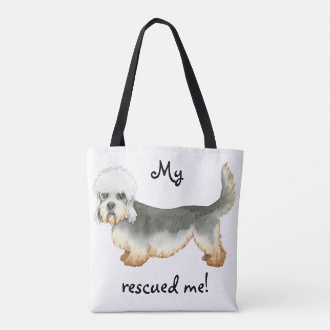 Rescue Dandie Tote Bag (Back)