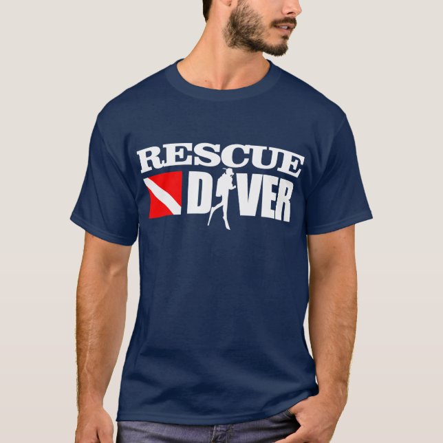 Rescue Diver 2 Apparel T-Shirt (Front)