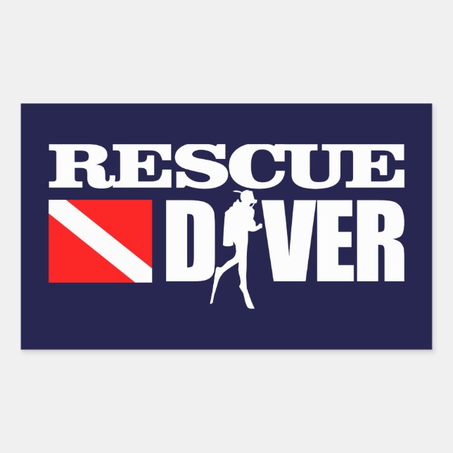 Rescue Diver 2 Sticker (Front)