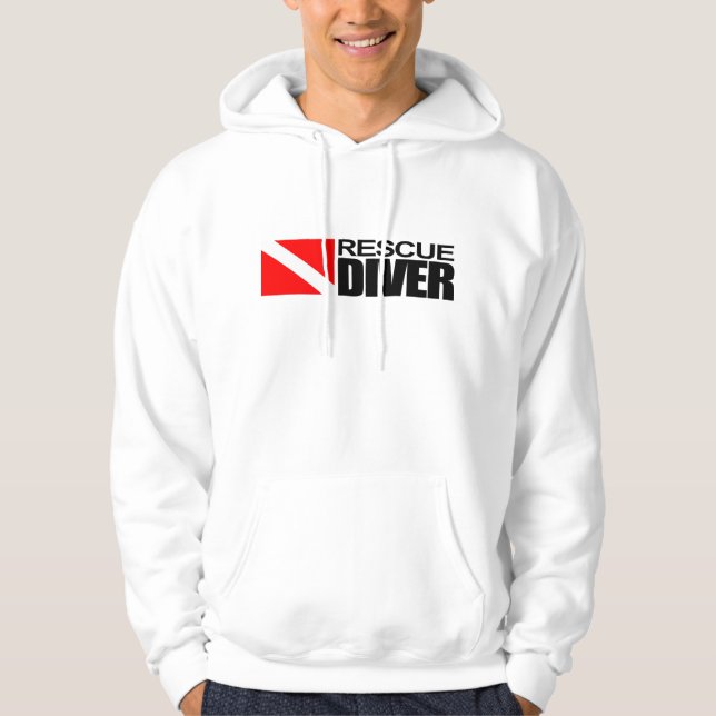 Rescue Diver 4 Apparel Hoodie (Front)