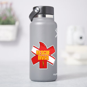 Rescue Diver Cross Sticker