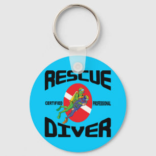 Rescue Diver Keychain