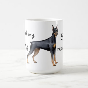 Rescue Doberman Pinscher Coffee Mug