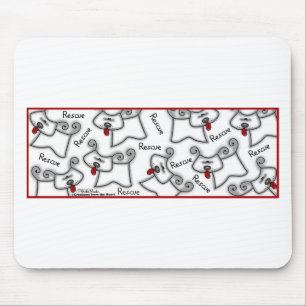 Rescue Dog ... It's A Love Thing Mouse Pad