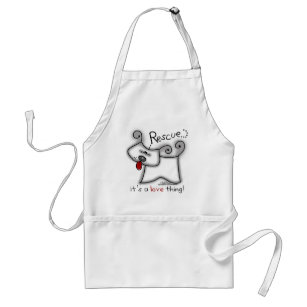 Rescue Dog ... It's A Love Thing Standard Apron