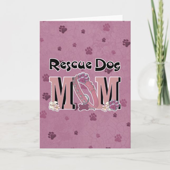 Rescue Dog MOM Card (Front)