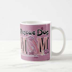 Rescue Dog MOM Coffee Mug
