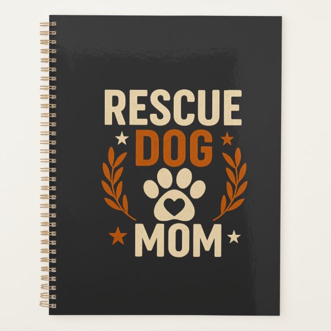 Rescue Dog Mom Planner (Front)