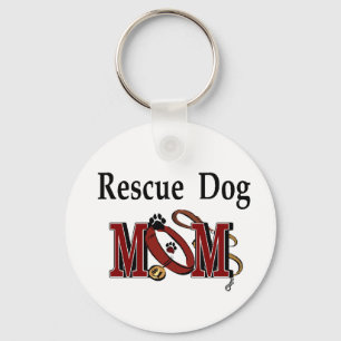 Rescue Dog Owners Gifts Keychain