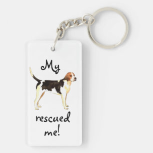 Rescue English Foxhound Keychain