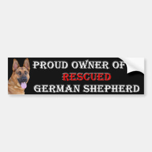 Rescue German Shepherd Bumper Sticker