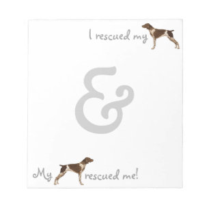 Rescue German Shorthaired Pointer Notepad
