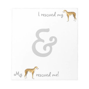 Rescue Greyhound Notepad