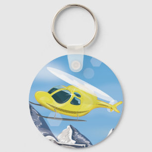 Rescue Helicopter Keychain