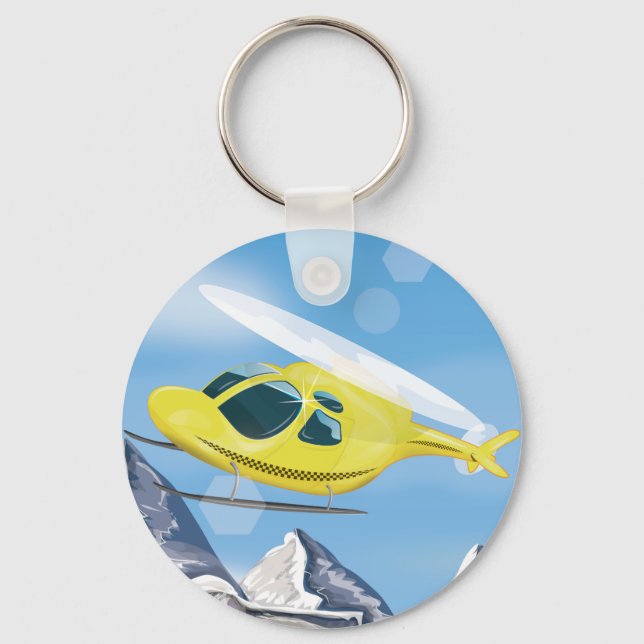 Rescue Helicopter Keychain (Front)