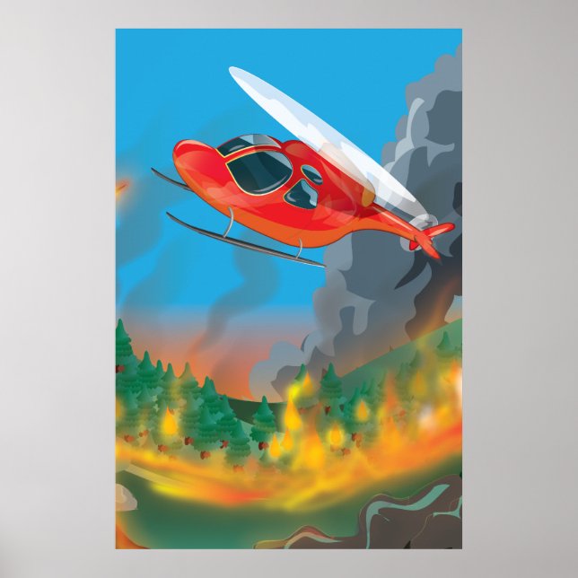 Rescue Helicopter Poster (Front)