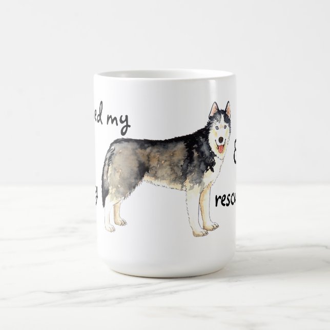 Rescue Husky Coffee Mug (Center)
