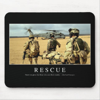 Rescue: Inspirational Quote 2 Mouse Pad