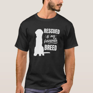 Rescue Is My Favourite Breed Dog Rescue T-Shirt