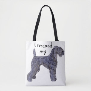 Rescue Kerry Blue Tote Bag