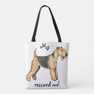 Rescue Lakeland Terrier Tote Bag