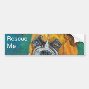 Rescue Me Dog Bumper Sticker