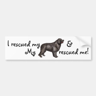 Rescue Newfoundland Bumper Sticker