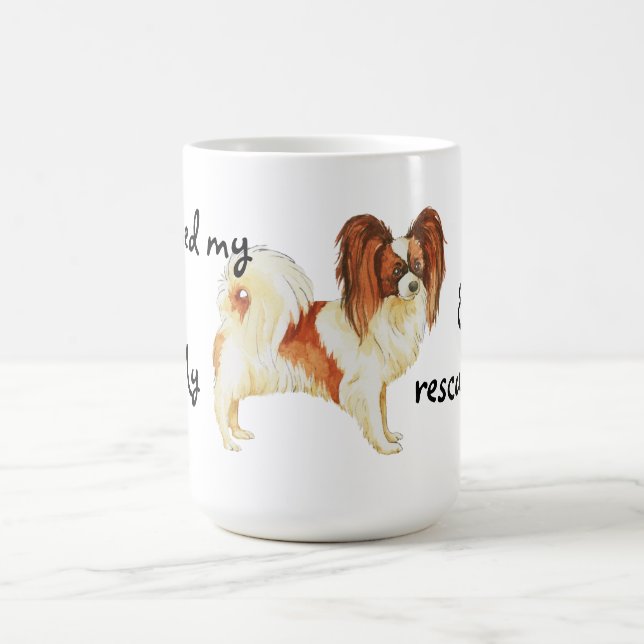 Rescue Papillon Coffee Mug (Center)