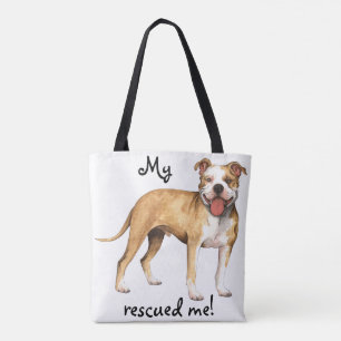 Rescue Pit Bull Terrier Tote Bag