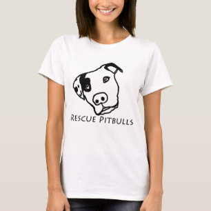 Rescue Pitbulls Logo, Women's T-Shirt