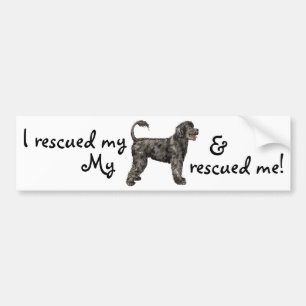 Rescue Portuguese Water Dog Bumper Sticker