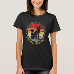 Rescue Save Cute Animals Rescue Dog Cat The Aban T-Shirt