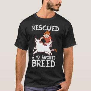 Rescue Save Love  Cute Animal Rescue Dog Cat  6 T-Shirt