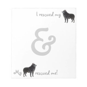 Rescue Schipperke Notepad