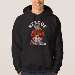 Rescue The Mistreated Cats Dogs Animal Shelter Vol Hoodie