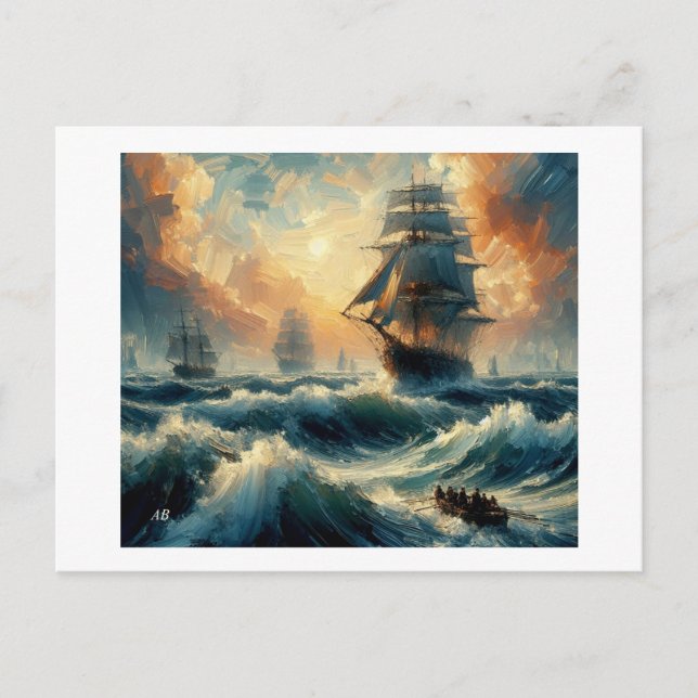 Rescue the Ship,  Postcard (Front)