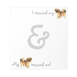 Rescue Tibetan Spaniel Notepad