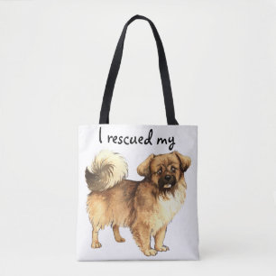 Rescue Tibetan Spaniel Tote Bag