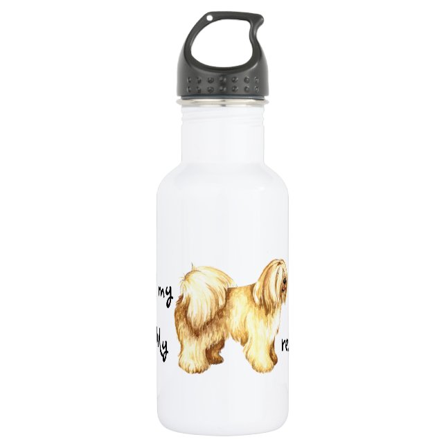 Rescue Tibetan Terrier 532 Ml Water Bottle (Front)