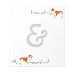 Rescue Welsh Springer Spaniel Notepad