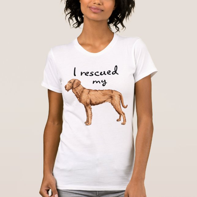 Rescue Wirehaired Vizsla T-Shirt (Front)