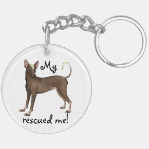 Rescue Xoloitzcuintli Keychain