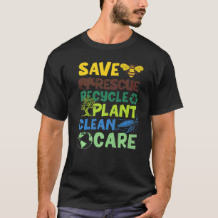 Rescued Animals Animal Rescue Save Bees 1 T-Shirt